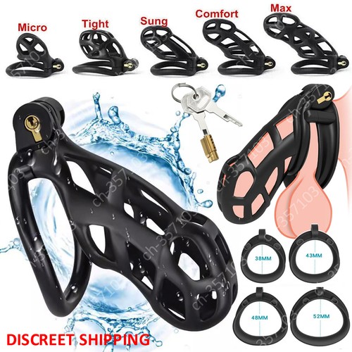 Male chastity cage lock device - chastity,